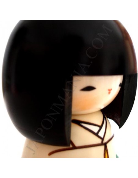 Poupée Kokeshi - Ruban