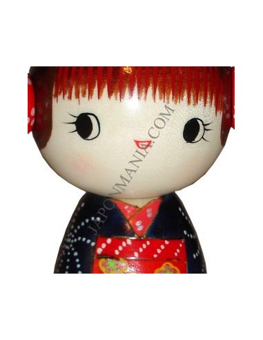 Kokeshi doll - Miss happiness - Gokigen
