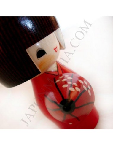 Kokeshi doll - A refuge from the rain - Amayadori