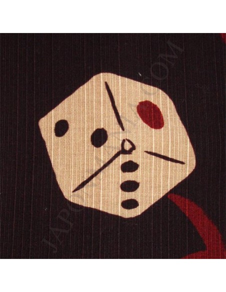 Furoshiki 50x50 marron - Fuku Daruma
