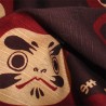 Furoshiki cloth 50x50 brown - Fuku Daruma