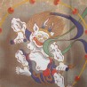Polyester Noren - Fûjin and Raijin Gods