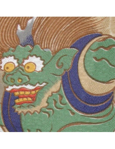 Polyester Noren -Fûjin and Raijin Gods