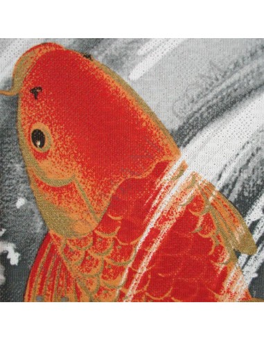 Polyester Noren - Koi no Takinobori (carps jumping a waterfall)