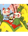 Tenugui Collection Fuku Neko - Hanami