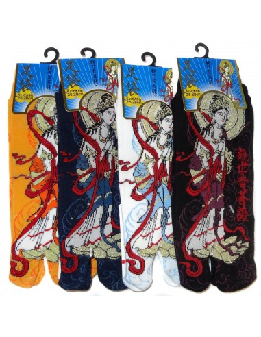 Chaussettes tabi - Du 39 au 43 - Motifs de Kannon Bosatsu