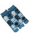 Tabi socks Size 39 to 43 - Kamon prints