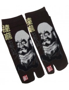 Chaussettes tabi - Pointure 39 à 43 - Motif de Bodhidharma (daruma) 2