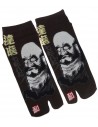 Chaussettes tabi - Du 39 au 43 - Motif de Bodhidharma (daruma)