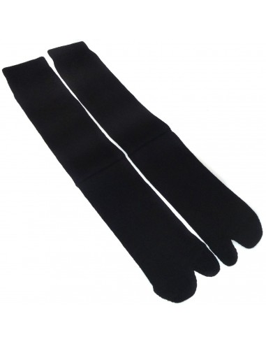 High crew reflexology tabi socks - Negative ions - Solid color.