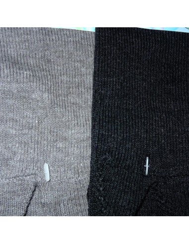 High crew reflexology tabi socks - Negative ions - Solid color.