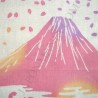Tenugui - reversible - Mount Fuji and weeping cherry