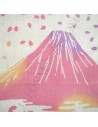 Tenugui - reversible - Mount Fuji and weeping cherry