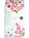 Gauze towel 90x34 cm - Cherry blossoms and chrysanthemums