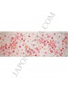 Gauze towel 90x34 cm - Cherry blossoms and chrysanthemums