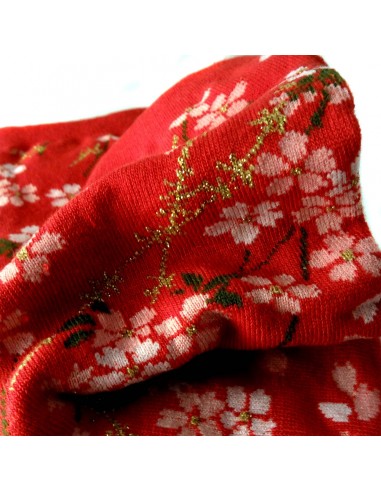 Women Tabi socks - Size 35 to 39 - Cherry blossoms prints