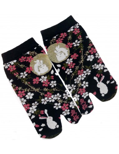 Women Tabi socks - Size 35 to 39 - Yozakura and Tsuki no Usagi prints
