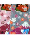 Tabi socks - Size 35 to 39 - Mount Fuji and sakura cherry blossoms