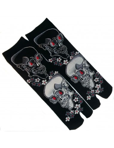 Crew Tabi socks - Size 39 to 43 - Skulls prints