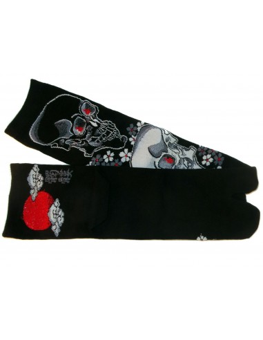 Crew Tabi socks - Size 39 to 43 - Skulls prints
