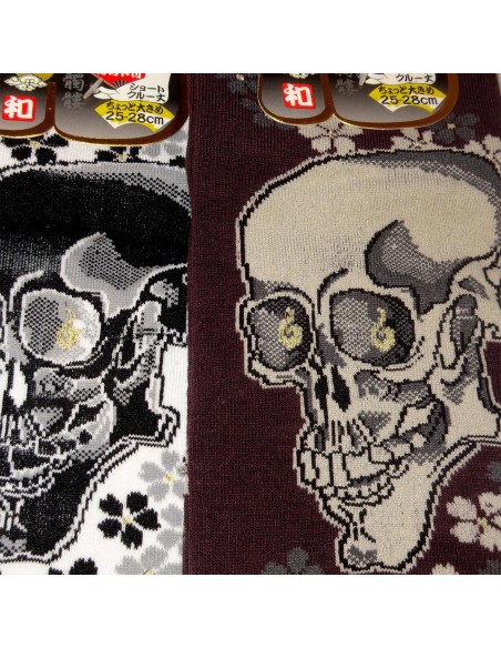 Crew Tabi socks - Size 39 to 43 - Skulls prints
