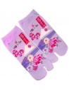 Tabi socks - Size 35 to 39 - Fuji and Chrysanthemums