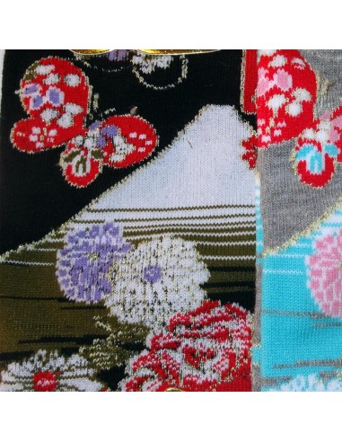 Chaussettes Tabi - Du 35 au 39 - Fuji et Chrysanthèmes