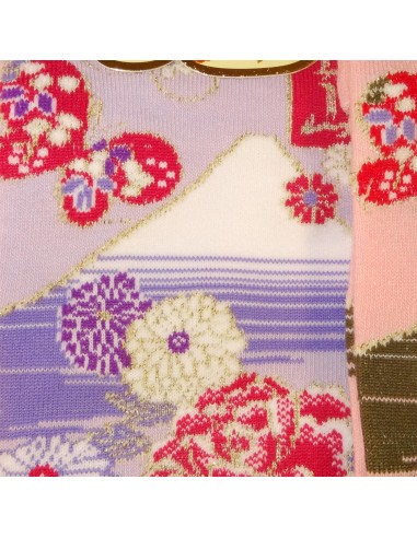 Chaussettes Tabi - Du 35 au 39 - Fuji et Chrysanthèmes