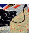 Furoshiki 67x67 bleu - motifs de Hime