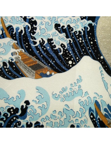 Furoshiki 67x67 - Grande vague Hokusaï