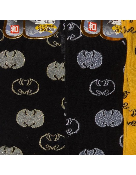 Chaussettes japonaises Tabi mi-mollet - Du 39 au 43 - Motifs chauves-souris Koumori