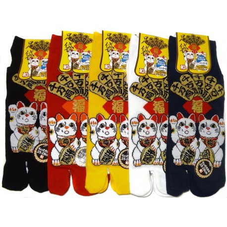 Tabi socks and Japanese socks Size 39 to 43 - Maneki Neko