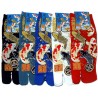 Chaussettes japonaises et chaussettes tabi - Du 39 au 43 - Motifs de carpes Koi