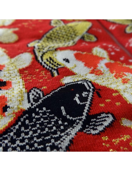 Chaussettes japonaises et chaussettes tabi - Du 39 au 43 - Motifs de carpes Koi