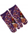 Tabi socks and Japanese socks - Size 35 to 39 - Cute kawaii Maiko