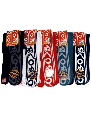 Chaussettes Tabi et chaussettes japonaises mi-mollet - Du 39 au 43 - Motifs Kamawanu