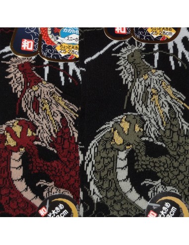 Chaussettes japonaises et chaussettes Tabi - Du 39 au 43 - Dragon et Mont Fuji