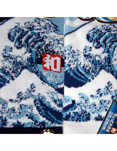 Chaussettes japonaises et chaussettes Tabi - Du 39 au 43 - Grande vague d'Hokusaï