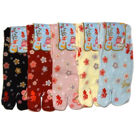 Chaussettes japonaises et chaussettes tabi mi-mollet - Du 35 au 39 - Signes du zodiaque