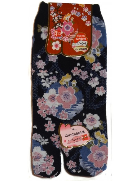 Tabi socks - Size 35 to 39 - Plum blossoms - split toes Japanese socks Tabi socks - Size 35 to 39 - Plum blossoms - split toes Japanese socks