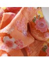 Chaussettes japonaises Tabi - Du 35 au 39 - Fleurs de prunier - chaussettes orteils pour tongs