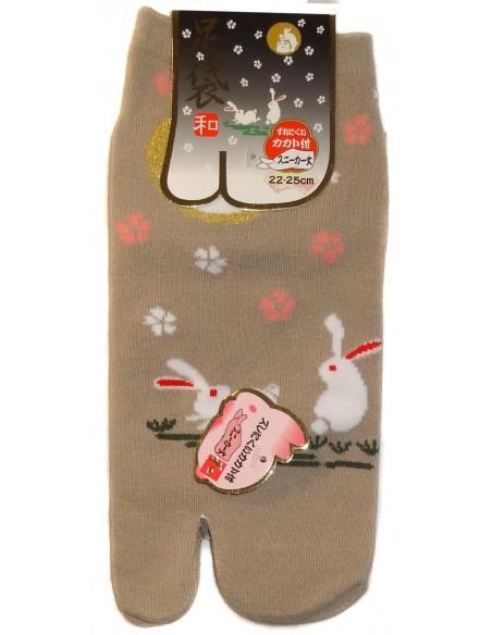 Tabi socks - Sakura and Tsuki no Usagi - Split toes socks Tabi socks - Sakura and Tsuki no Usagi - Split toes socks