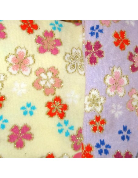 Chaussettes japonaises Tabi - Motifs fleurs de cerisier - Chaussettes à orteils Chaussettes japonaises Tabi - Motifs fleurs de cerisier - Chaussettes à orteils