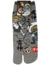 Tabi socks Size 39 to 43 - Fûjin and Raijin Gods print - Split toes socks