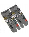 Tabi socks Size 39 to 43 - Fûjin and Raijin Gods print - Split toes socks