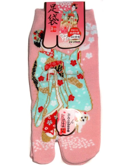 Chaussettes japonaises Tabi - Du 35 au 39 - Maiko - Chaussettes à orteils