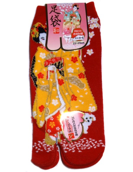 Chaussettes japonaises Tabi - Du 35 au 39 - Maiko - Chaussettes à orteils