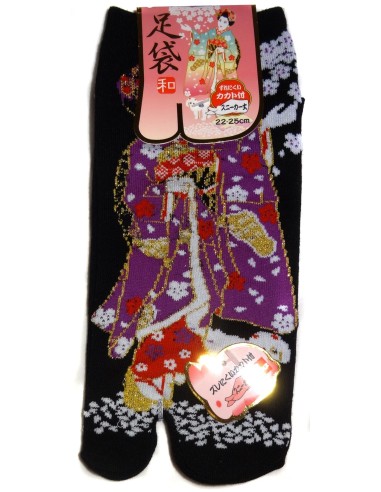 Chaussettes japonaises Tabi - Du 35 au 39 - Maiko - Chaussettes à orteils