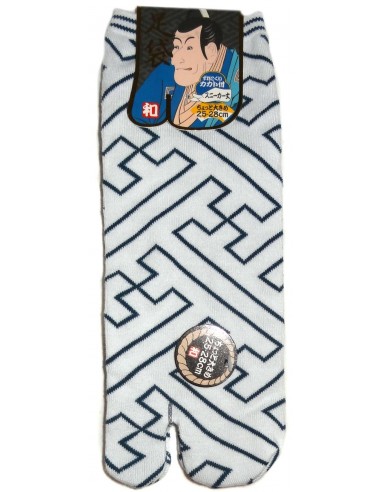 Chaussettes japonaises Tabi - Du 39 au 43 - Fusuma Gara - chaussettes orteils
