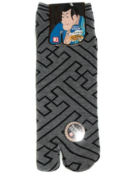 Chaussettes japonaises Tabi - Du 39 au 43 - Fusuma Gara - chaussettes orteils Chaussettes japonaises Tabi - Du 39 au 43 - Fusuma Gara - chaussettes orteils